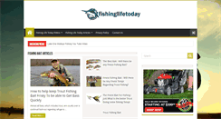 Desktop Screenshot of fishinglifetoday.com