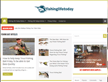 Tablet Screenshot of fishinglifetoday.com